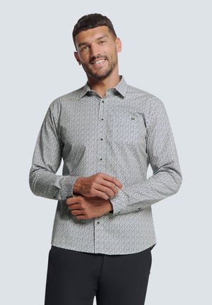 PRINTED STRETCH - Hemd - ecru