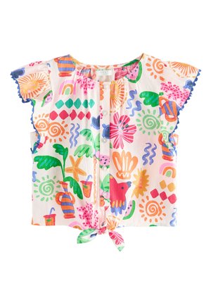 Next, REGULAR FIT - TIE FRONT - Blúzka - bright tropical