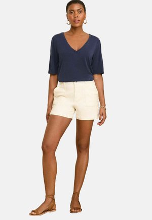 REGULAR FIT - PREMIUM V-NECK   - Lihtne T-särk - navy