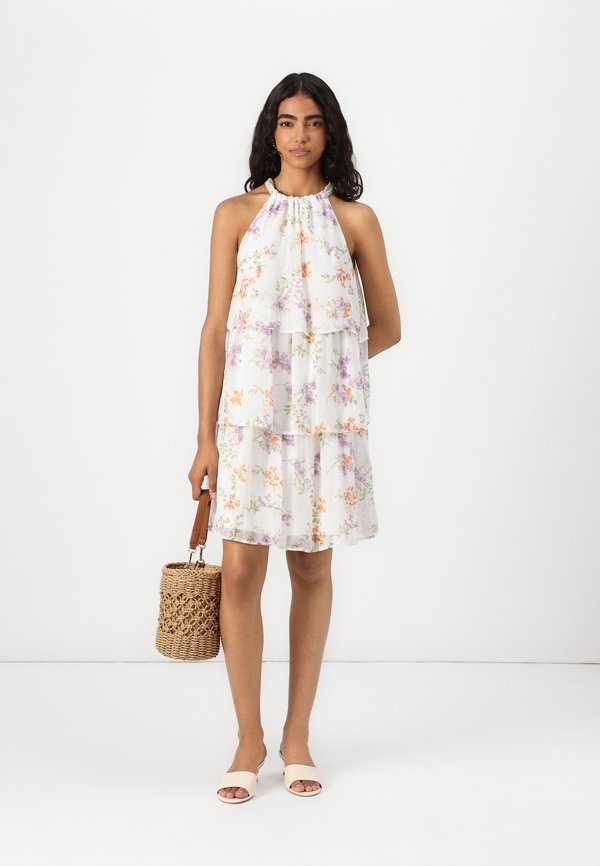 VIMICHELLA HALTER NECK SHORT DRESS - Day dress - cloud dancer4