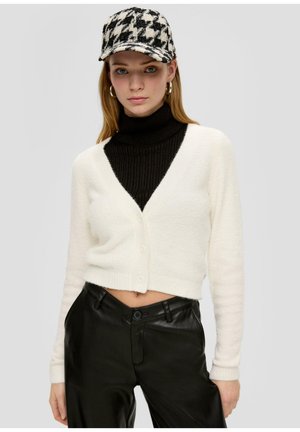 IM CROPPED - Strickjacke - creme