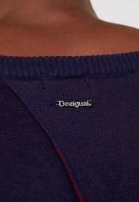 Desigual Stickad tröja - dark blue