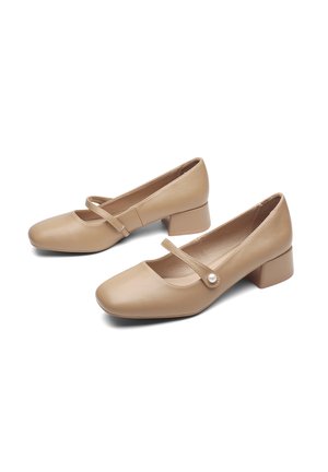 Klassieke pumps - dark beige