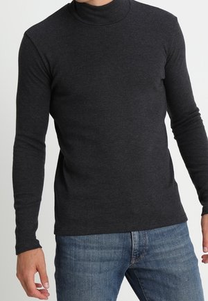 T-shirt à manches longues - mottled dark grey