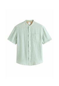 GRANDAD COLLAR FIT - SHORT SLEEVE - Camisa - green