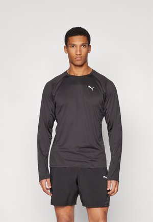 TECH TEE - Camiseta de manga larga - puma black