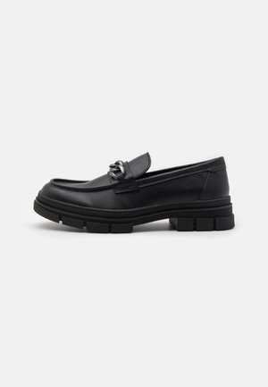 UNISEX - Loaferit/pistokkaat - black