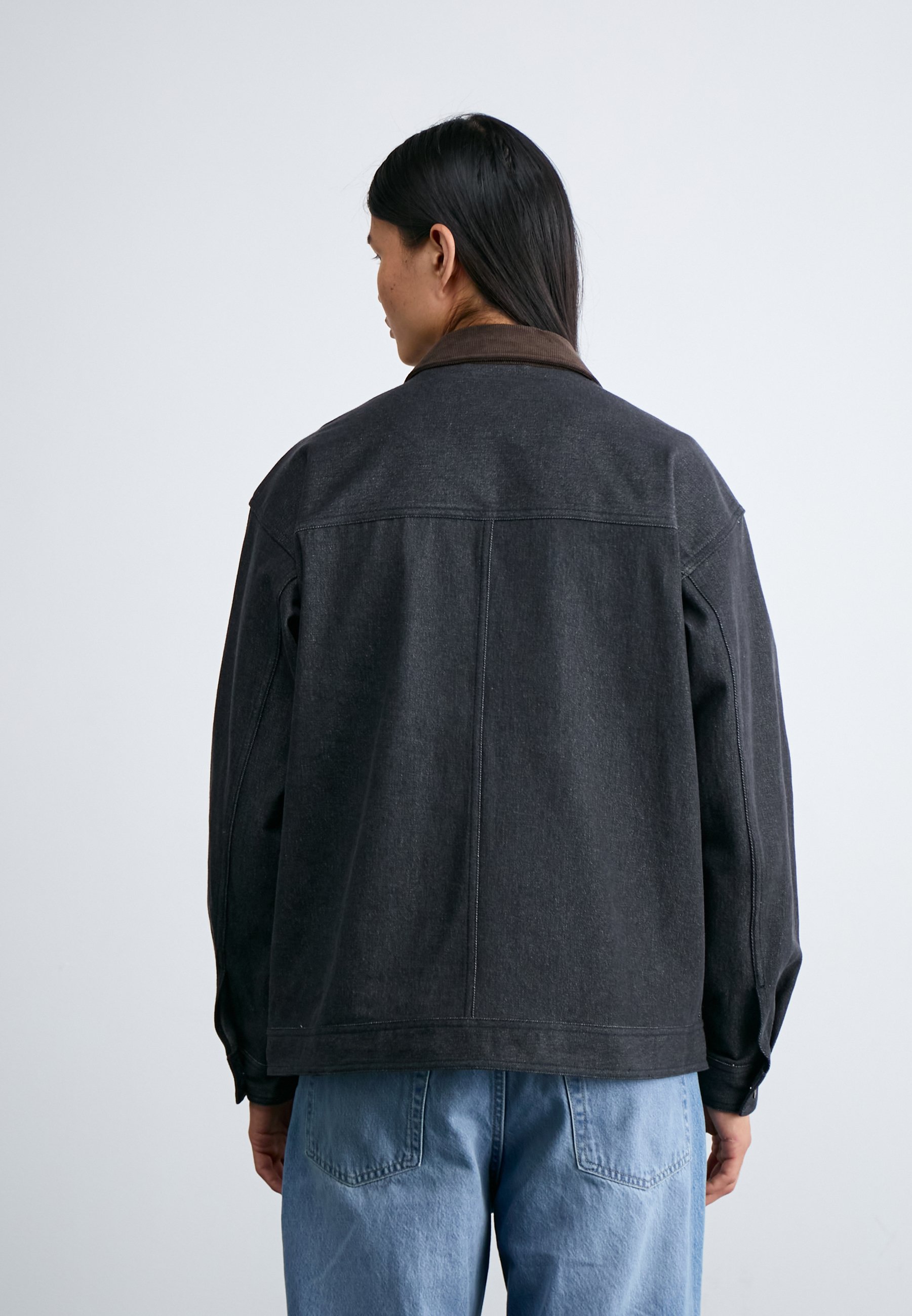 Converse Denim jacket - washed black denim/black denim - Zalando.ie