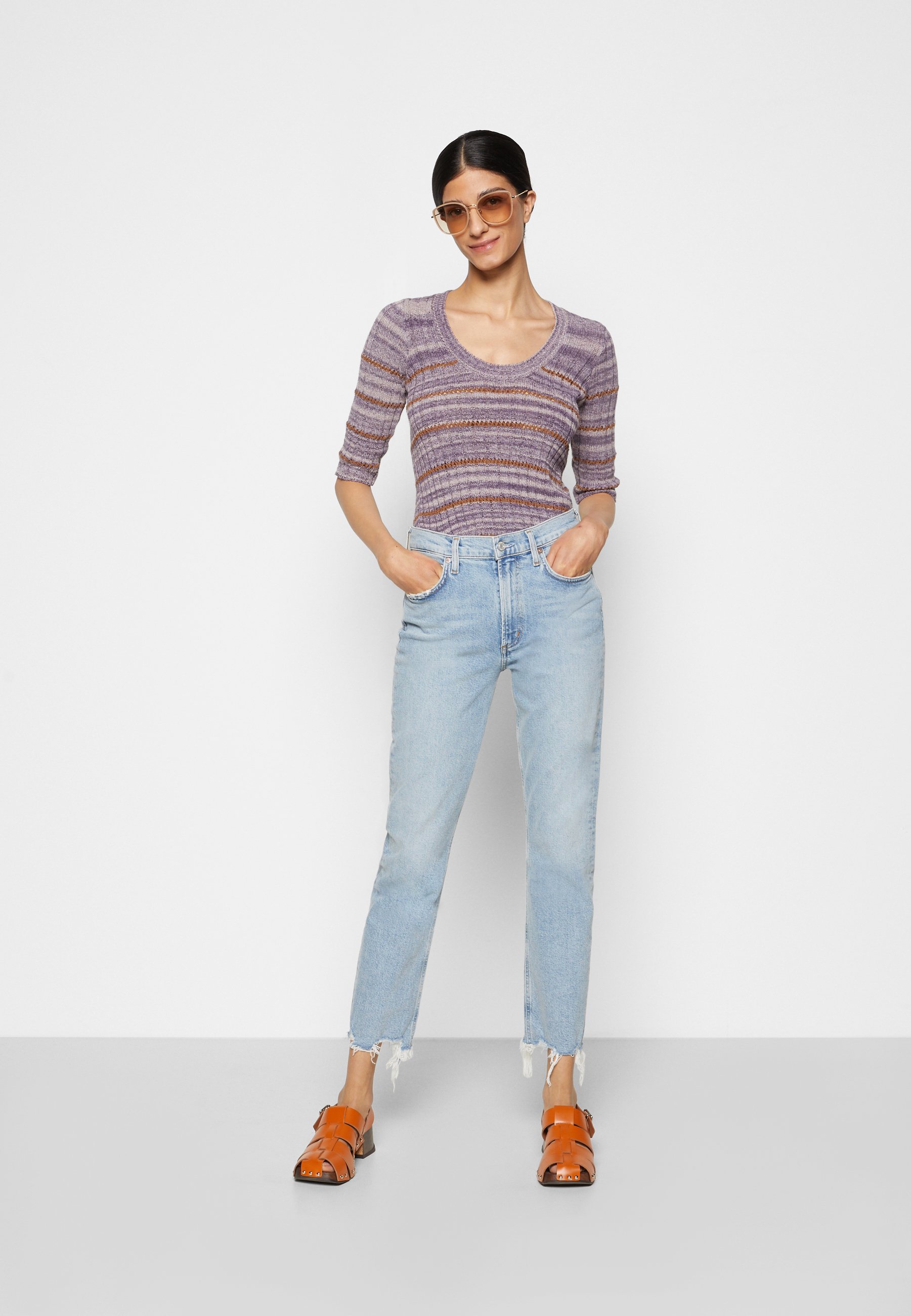 Agolde MERREL - Slim fit jeans - astray/light blue - Zalando.co.uk