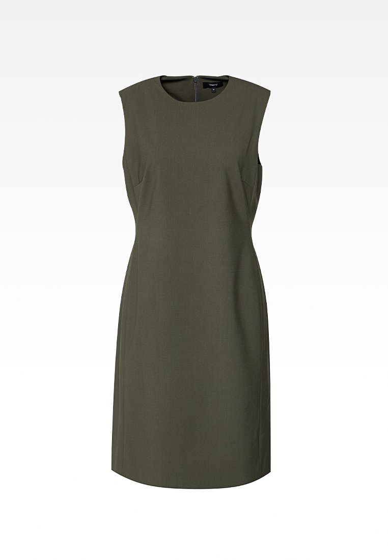 Theory Etui-jurk olijfgroen