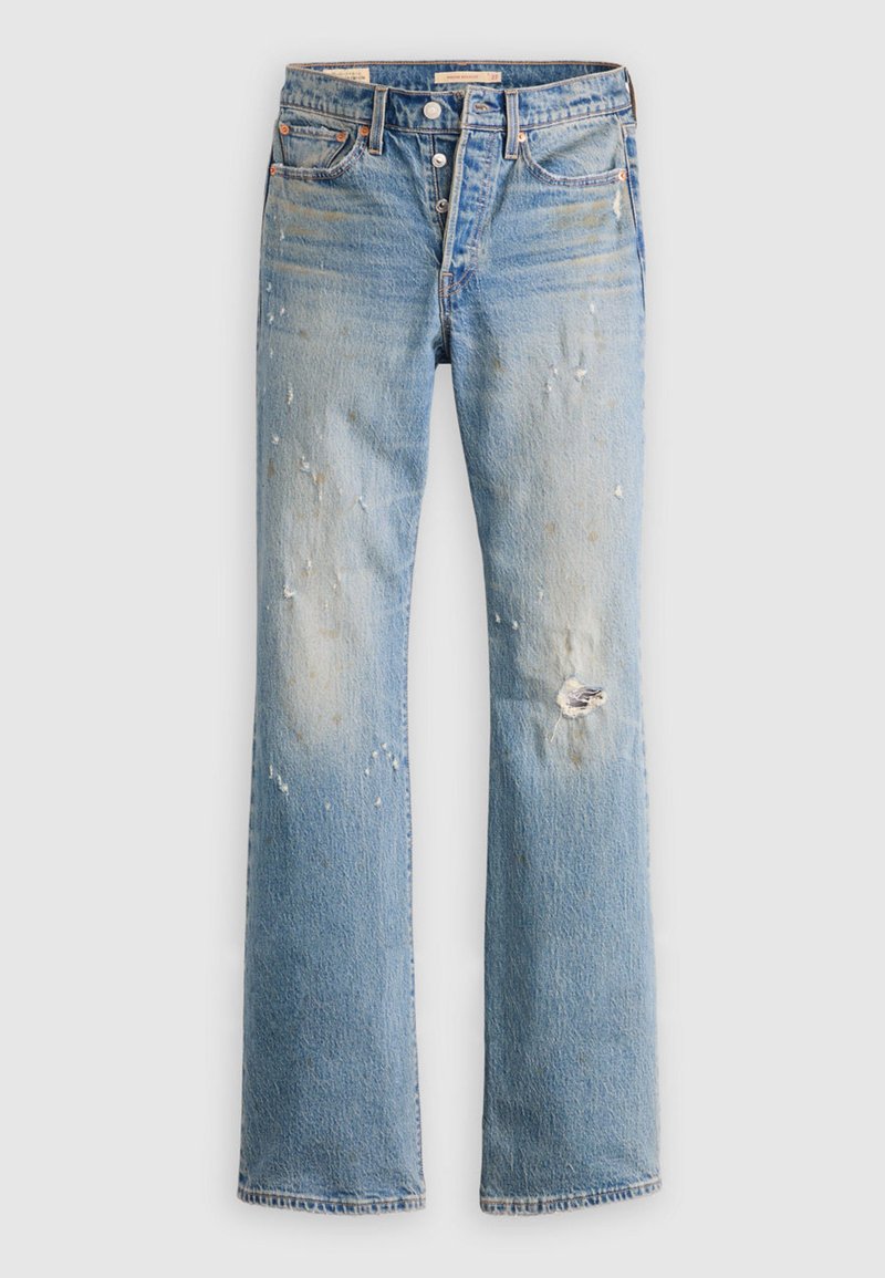 Levi's® WEDGIE BOOT - Jeans bootcut - bite back/blå denim - Zalando.se