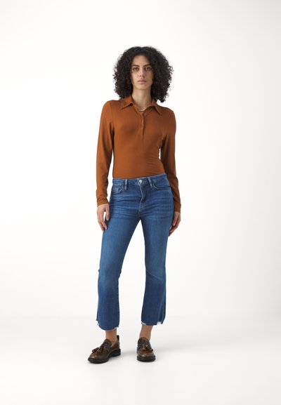 FRAME CROP MINI - Jeans straight leg - blue denim