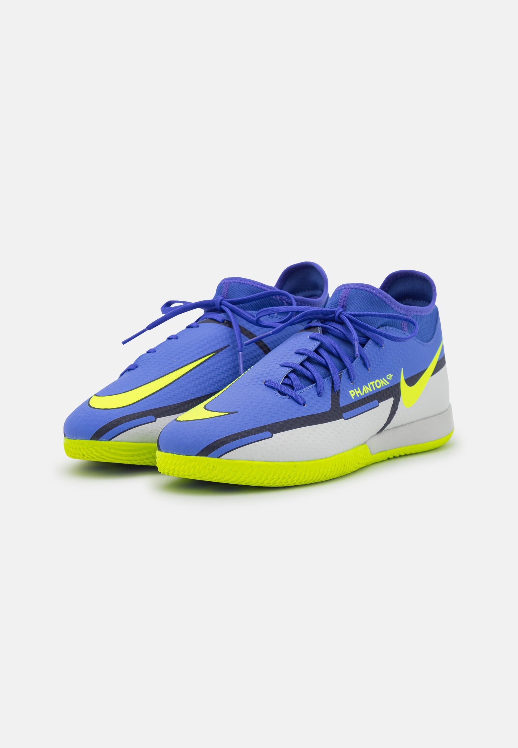 Nike Performance PHANTOM GT2 ACADEMY DF IC - Botas de fútbol sin tacos -  sapphire/volt/grey fog/blue void/morado oscuro - Zalando.es