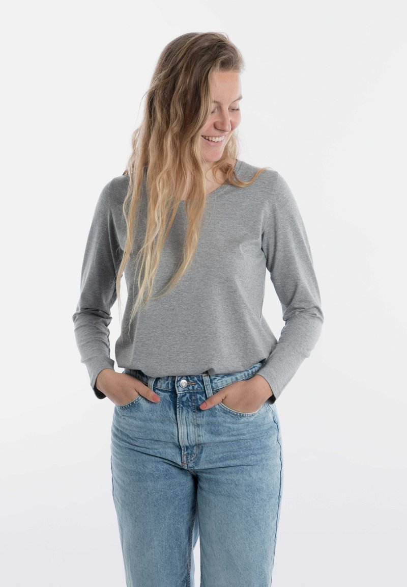 Knit Factory Longsleeve - light grey