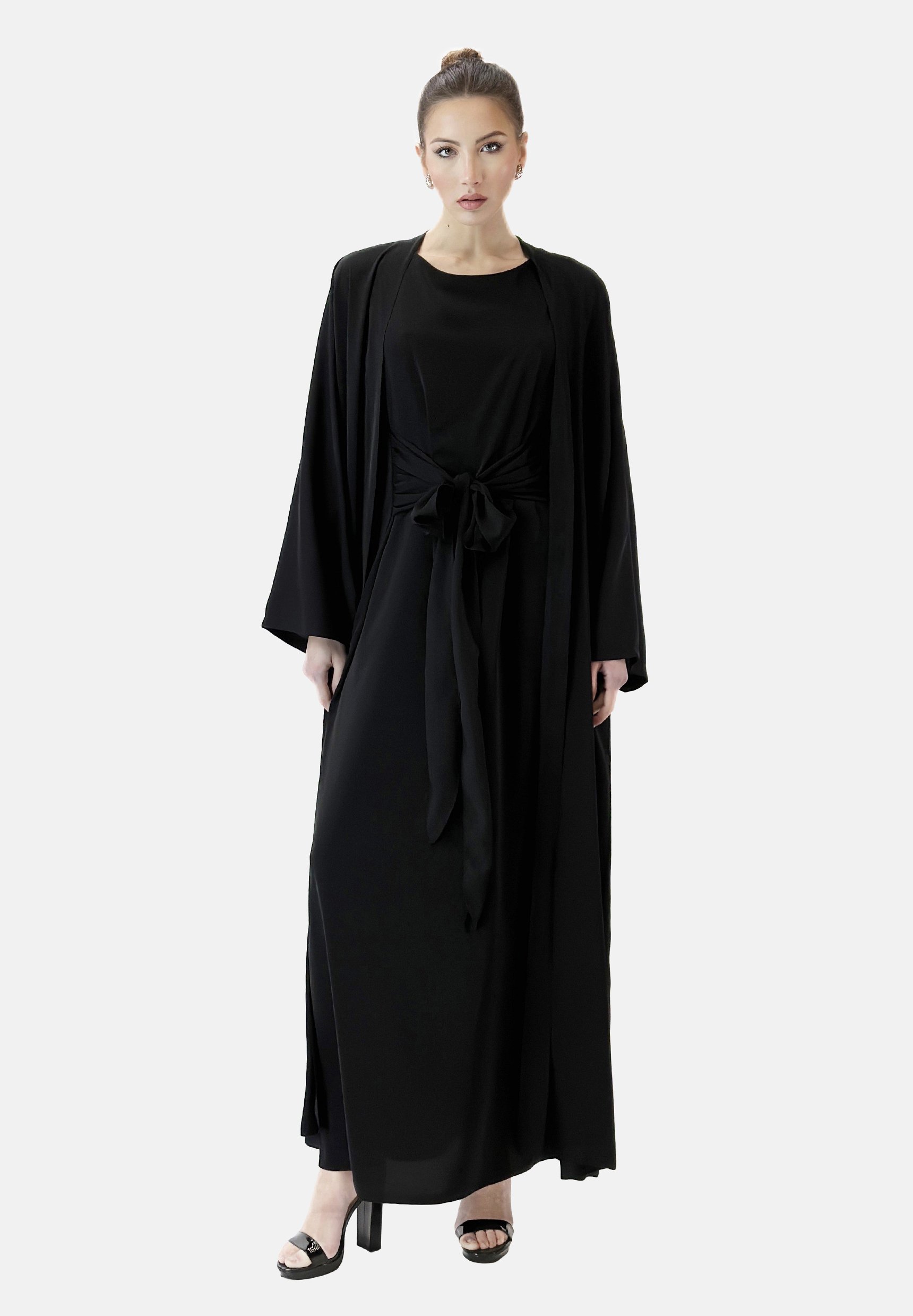 Elara ABAYA Gilet schwarz/noir
