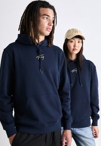 Tommy Jeans HOODIE UNISEX - Felpa - dark night navy