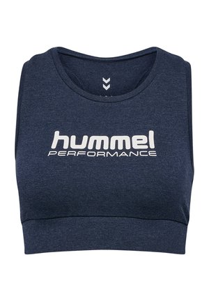 Hummel, PULSE LOGO - Sports-BH'er med let støtte - dress blue melange