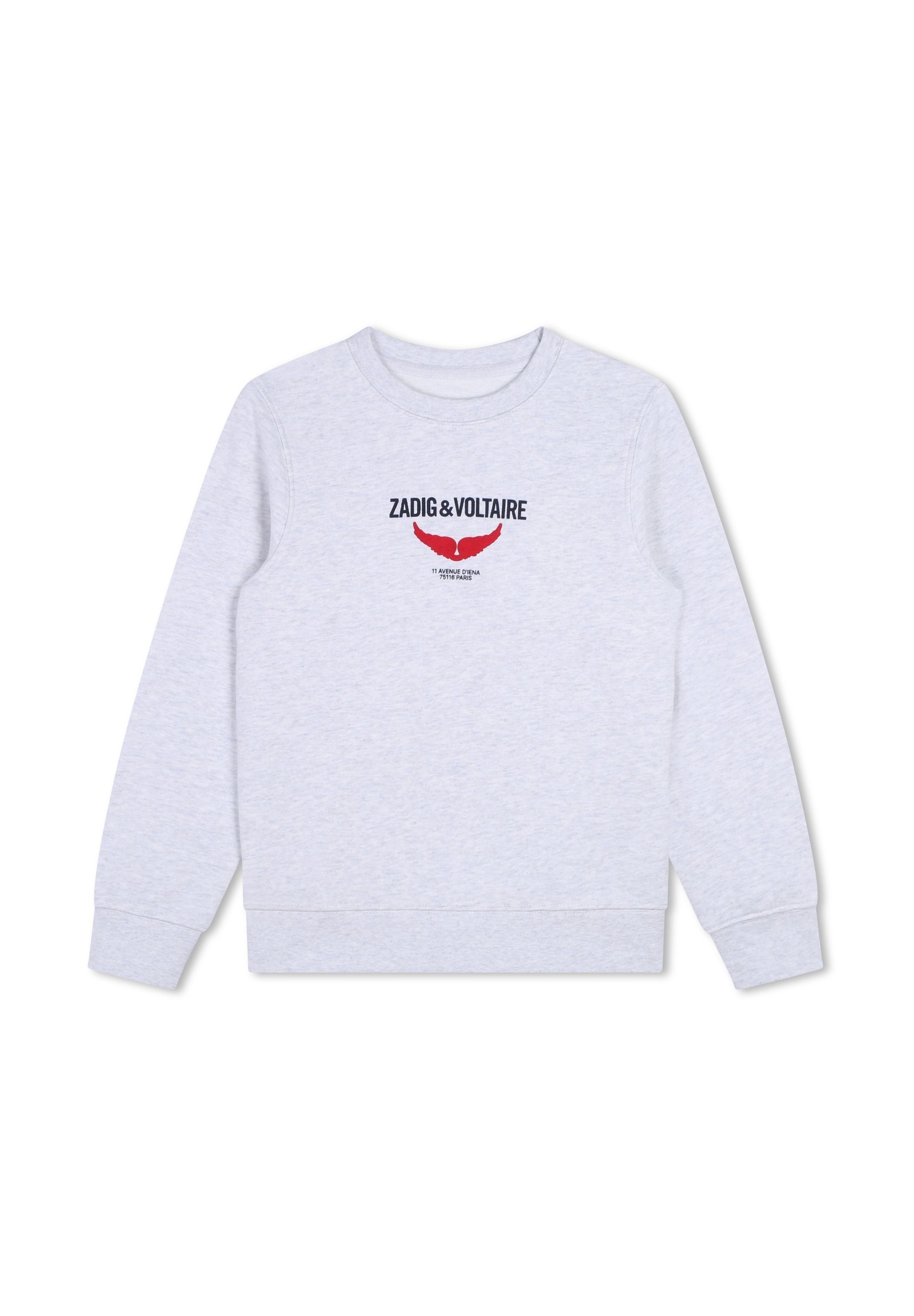 Zadig Voltaire Sweatshirt gris clair chine/gris