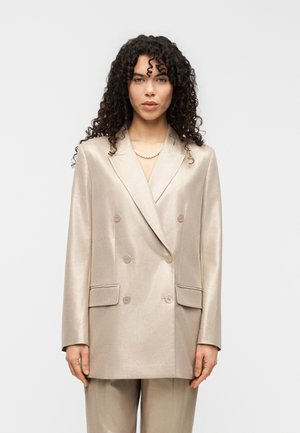 NORA DOUBLE BREASTED - Blazer - glam sand