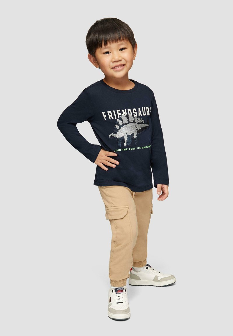 s.Oliver Langarmshirt - navy