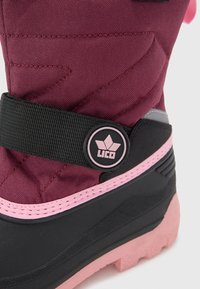 LICO TURKU TEX - Téli csizmák - bordeaux/rose