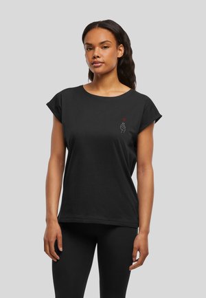 Urban Classics, K-HEART BASIC SHIRT - T-shirt imprimé - black
