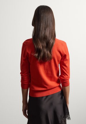 Stefanel, CREW-NECK JUMPER, REGULAR FIT. - Jersey de punto - orange
