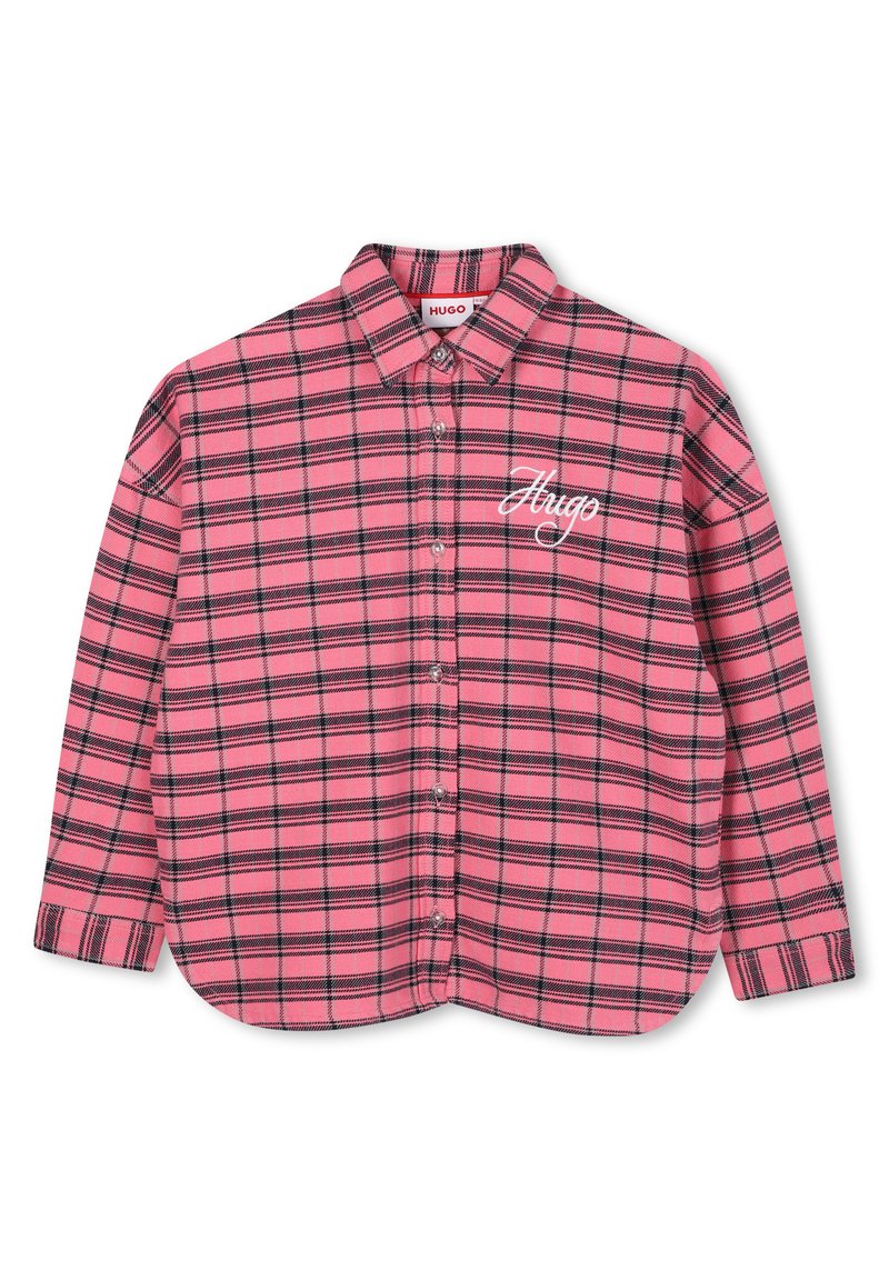 HUGO Kids Overhemdblouse donkerroze HUGO Kids Overhemdblouse donkerroze