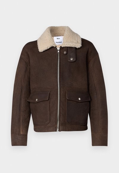 Won Hundred KOBE UNISEX - Kožená bunda - java