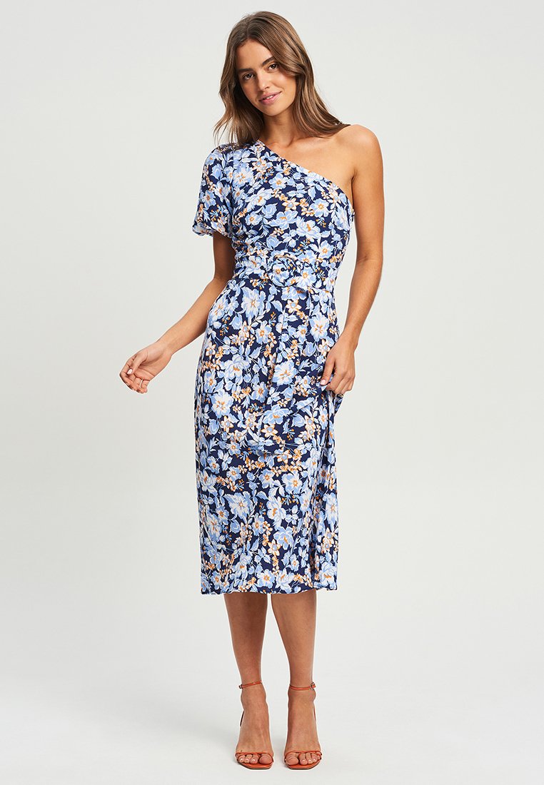 Harper™ | Elegant Floral Midi Dress