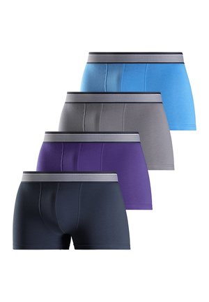 4 PACK - Boxer Briefs - navy lila grau blau