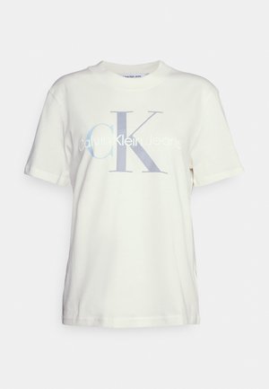 TWO TONE MONOGRAM REGULAR TEE - T-shirt con stampa - tofu