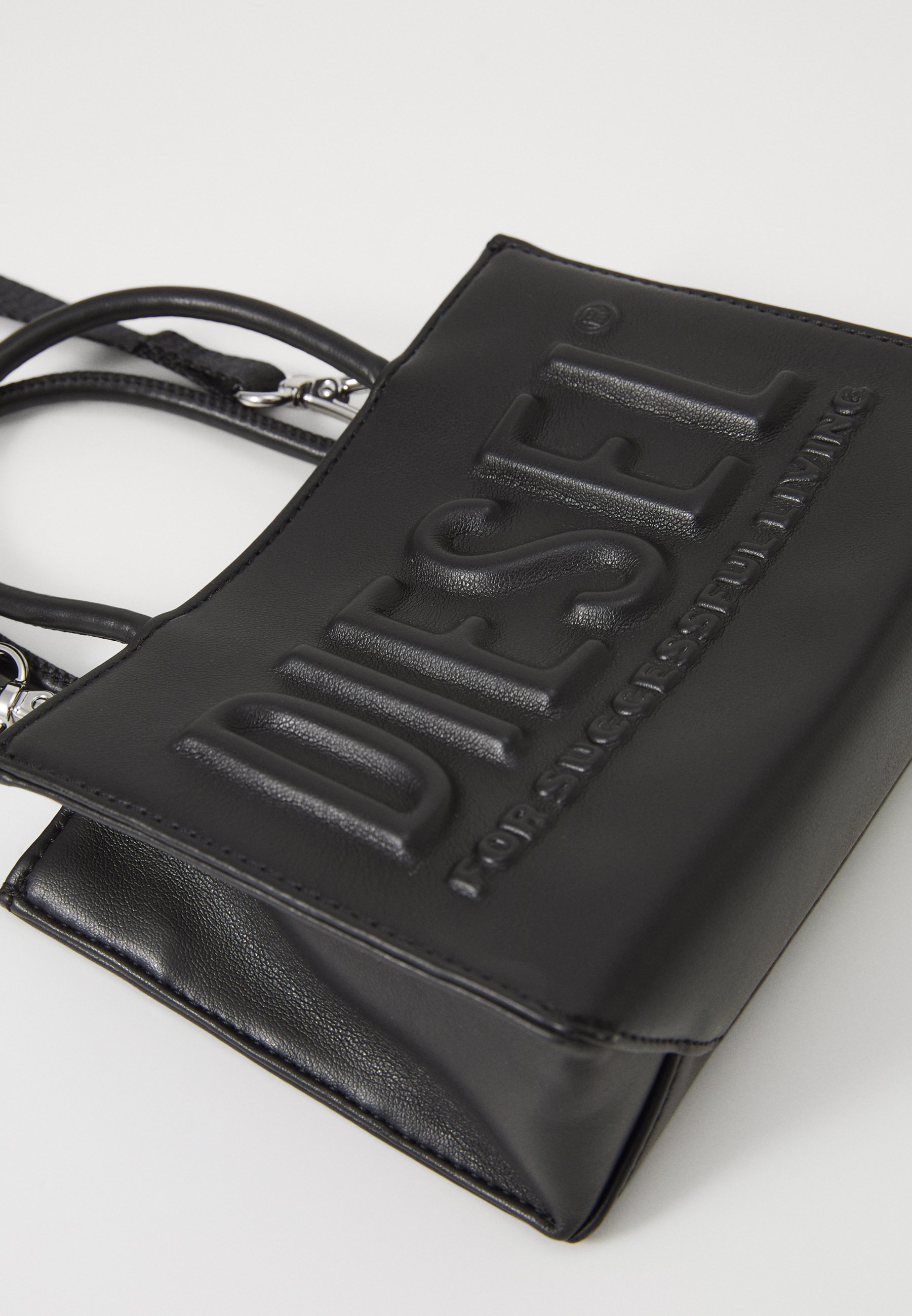 Diesel 3D MINI BAG UNISEX - Geantă de mână - black/negru - Zalando.ro