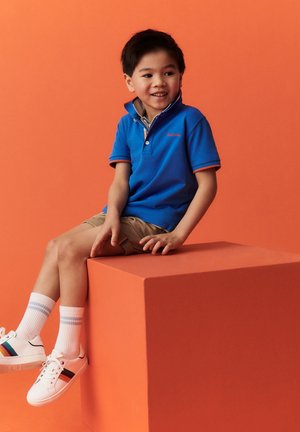 Paul Smith Junior SHORT SLEEVE SIGNATURE -REGULAR FIT - Polo krekls - bright blue