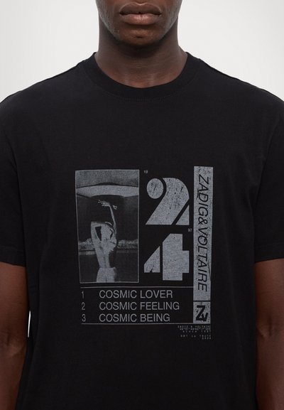Zadig & Voltaire TED COSMIC POSTE - T-shirts med print - noir