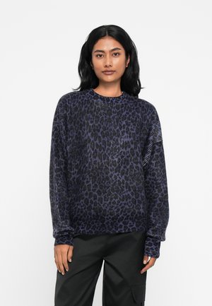 KIRA - Striktrøje - dark navy