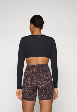 PURELUXE BUILT IN BRA BOLERO - Top s dlouhým rukávem - black