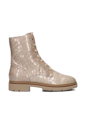 ANIMAL PRINT - Platform ankle boots - q navajo ivory vit sabbia