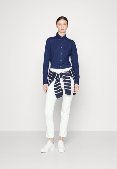 Polo Ralph Lauren HEIDI LONG SLEEVE - Blusa com botões - marine