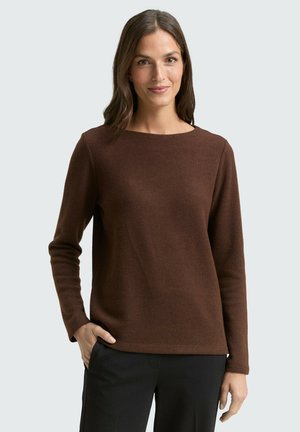Maglione - dark pecan brown melange