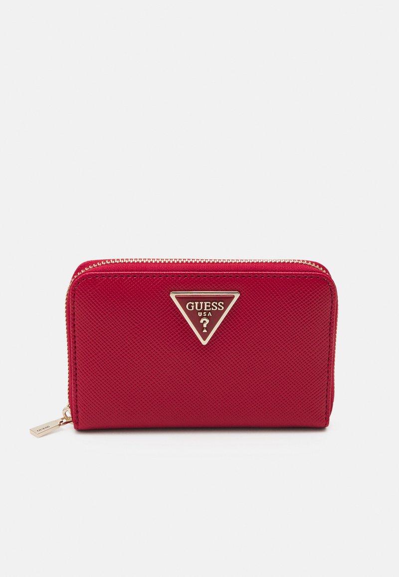 Guess - LAUREL MEDIUM ZIP AROUND - Monedero - red, Ampliar