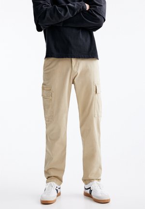 Pantalon cargo - beige