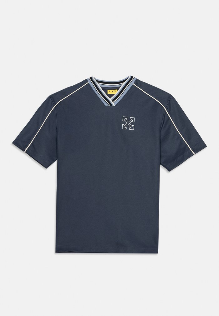 Off-White ARROW TRACK TEE UNISEX - Print T-shirt - blue nights