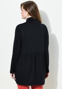 Ulla Popken LONG SLEEVE - Top s dlouhým rukávem - black