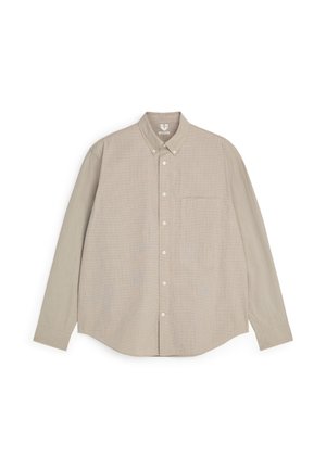 ARKET, ARKET RELAXED CHECKERED SHIRT - Camisa - beige