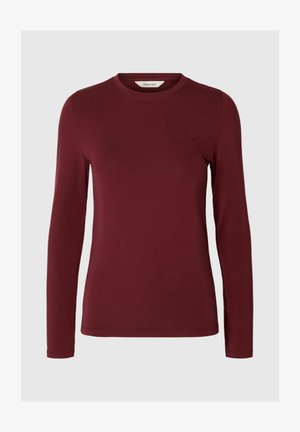 Selected, SLFMANJA - Long sleeved top - tawny port