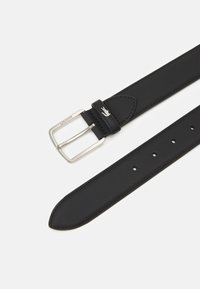 Lacoste CURVED STITCHED EDGES UNISEX - Ceinture - noir