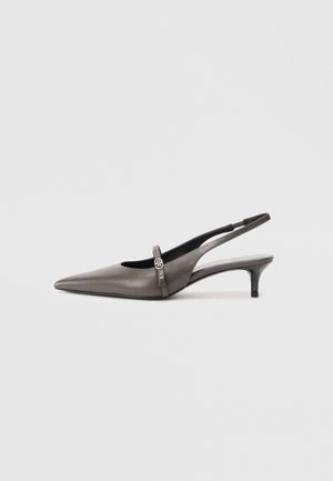 DOUBLE T - Pantofi clasici cu toc - dark grigio