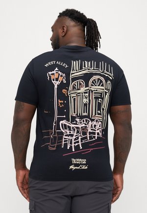 JORBEDFORD SKETCHED TEE - Tričko s potlačou - black