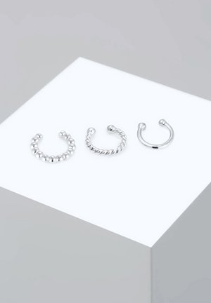 3 PACK EARCUFF - Earrings - silver